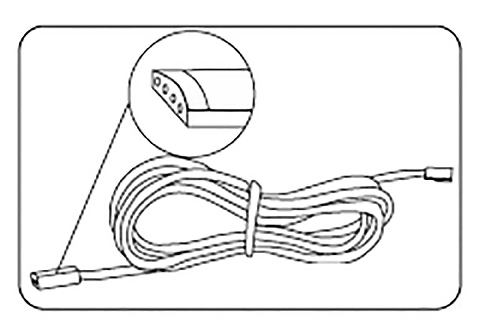 11013  Fluid Driver Connecting Cable Multi-Colour